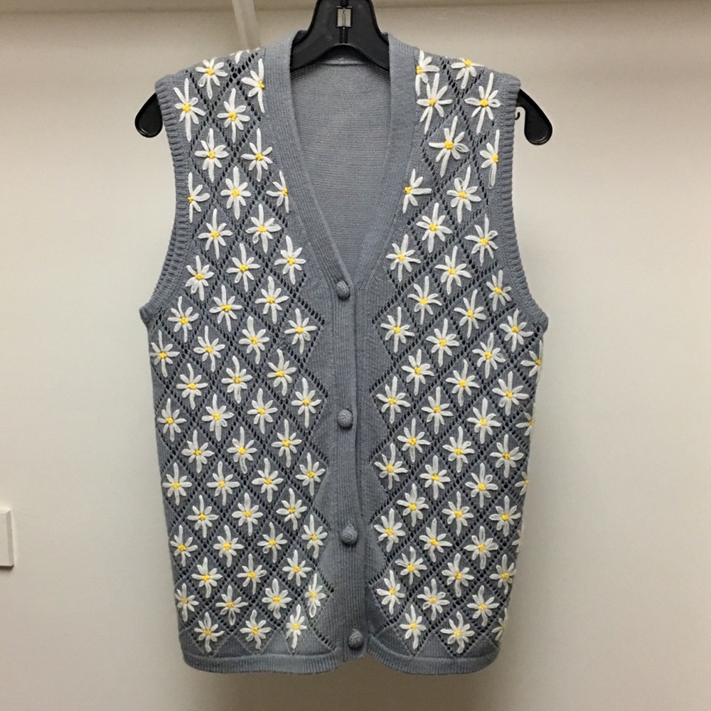 vintage sweater vest